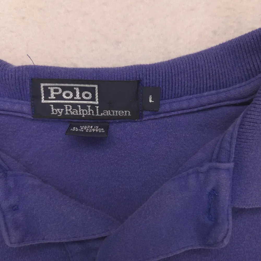 Polo by Ralph Lauren Short Sleeve Collared Polo Shirt Mens Size XL Blue
